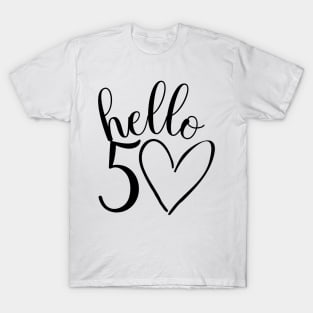 50th birthday design for her T-Shirt